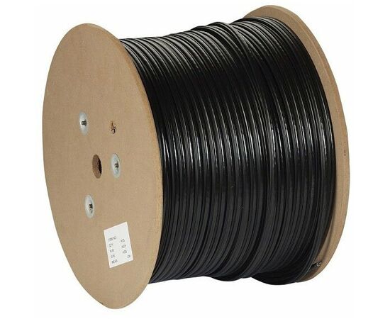 Витая пара Exegate FUTP4-C5e-CU-S24-SW-OUT-PE-BK-305-Fluke (EX241488RUS) черный 