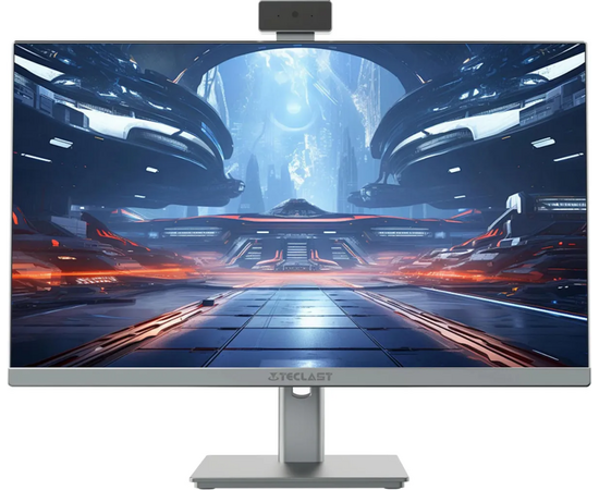  Моноблок Teclast V24 Air (V24 AIR 1210016G512KRU) 23.8" Full HD i3 12100 (3.3) 16Gb SSD512Gb UHDG 730 Windows 11 Pro GbitEth WiFi 120W серый 
