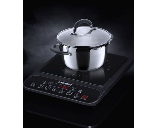 Индукционная плитка Hyundai HYC-0101 черный 