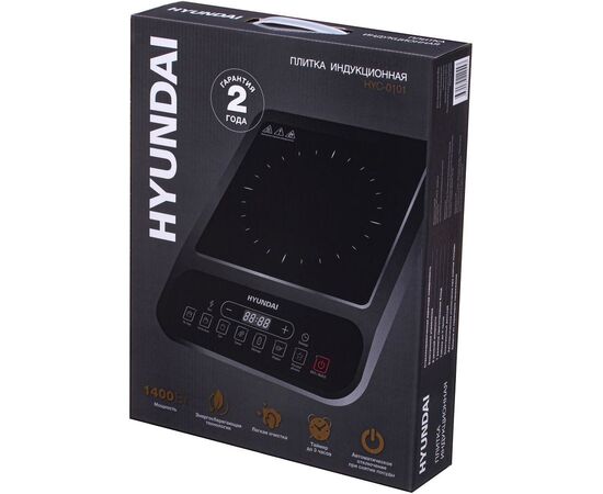  Индукционная плитка Hyundai HYC-0101 черный 