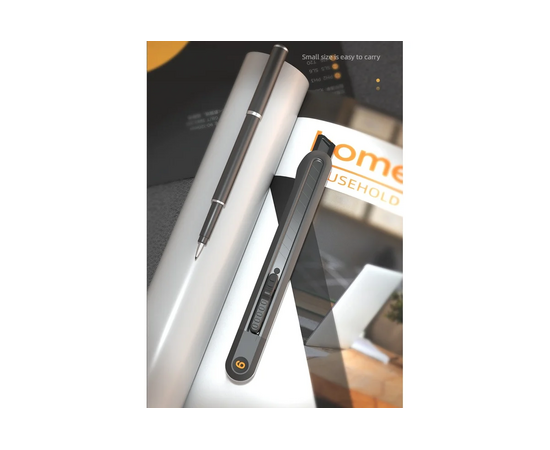  Технический нож Deli Home Series Black HT4009 ширина лезвия 9мм, эксклюзивный дизайн, корпус из высококачественного софттач пластика 