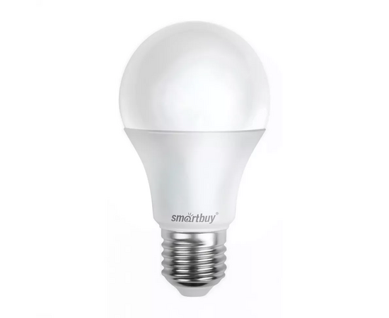  Лампа светодиодная SMARTBUY A60 11Вт 220V 6000K E27 (холодный свет) (1/10/100) 