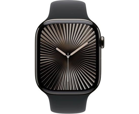  Smart-часы Apple Watch Series 10 A2999 MWWQ3ZP/A 46мм 2.1" OLED корп.черный Sport Band рем.черный разм.брасл. 160-210мм 