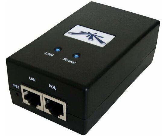  Блок питания Ubiquiti POE-24-24W-G 24В, 1А, Passive PoE, стандарт передачи данных Gigabit Ethernet, (758050) (023538) 