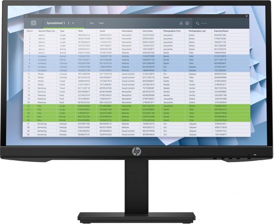  Монитор HP P22h G4 черный 