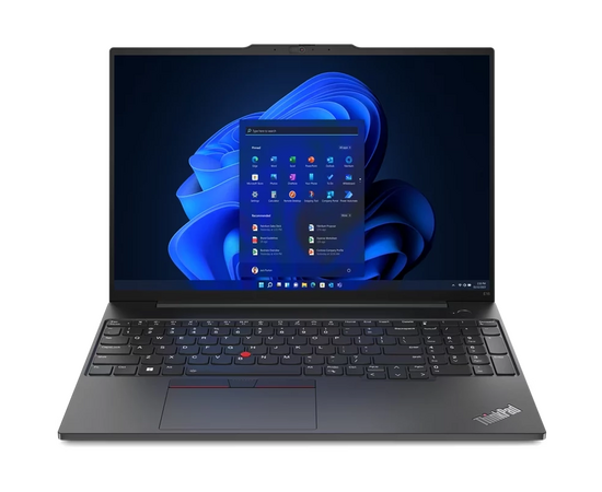  Ноутбук Lenovo ThinkPad E16 Gen1 2023 (21JN0016GP.16G) 16" IPS/Intel Core i5 1335U/16Gb/512Gb SSD/Intel Iris Xe Graphics/no OS/1.81 кг Черный 