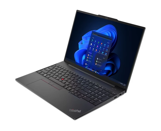  Ноутбук Lenovo ThinkPad E16 Gen1 2023 (21JN0016GP.16G) 16" IPS/Intel Core i5 1335U/16Gb/512Gb SSD/Intel Iris Xe Graphics/no OS/1.81 кг Черный 