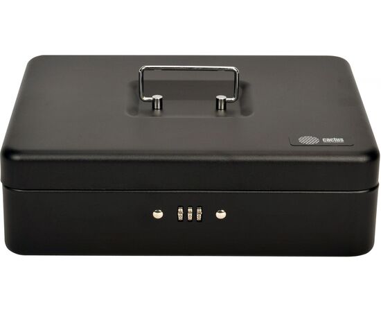 Ящик для денег без номинала Cactus CS-DCB-004 90x300x240 графитовый сталь 1.76кг 