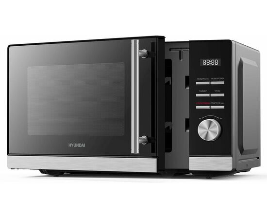  Микроволновая печь Hyundai HYM-D3005 черный/стальной 