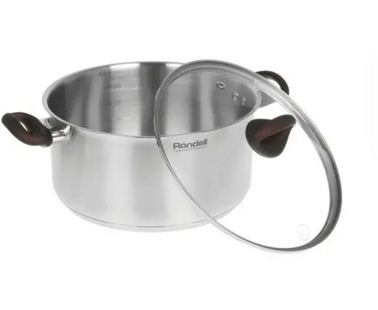  Кастрюля Rondell Tierno RDS-1593 4.8л стальной 