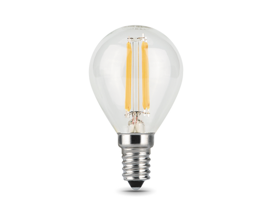  Лампа светодиодная GAUSS Filament Шар 7W 580lm 4100К Е14 1/10/50 