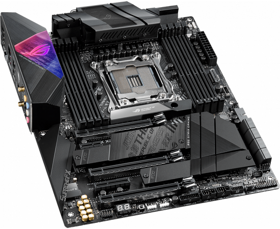  MB s2066 ASUS ROG STRIX X299-E GAMING II ATX 8xDDR4 3xPCIEx16 PCIEx4 PCIEx1 3xM.2 USB-C 2.5GLAN Wi-Fi (90MB11A0-M0EAY0) 