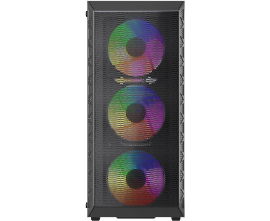  Корпус Powercase Mistral S4B (CMSB-L4), Tempered Glass, 4x 120mm FRGB Fans, чёрный, ATX 