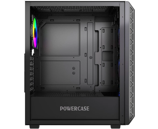  Корпус Powercase Mistral S4B (CMSB-L4), Tempered Glass, 4x 120mm FRGB Fans, чёрный, ATX 