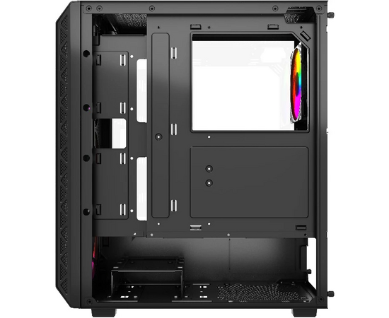  Корпус Powercase Mistral S4B (CMSB-L4), Tempered Glass, 4x 120mm FRGB Fans, чёрный, ATX 