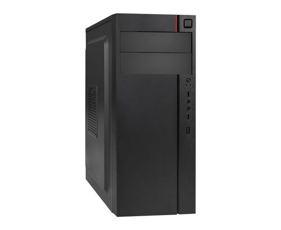  Корпус Exegate AA-440-AA350 EX290176RUS Miditower ATX, AA350 8 см, 2*USB, аудио, черный 