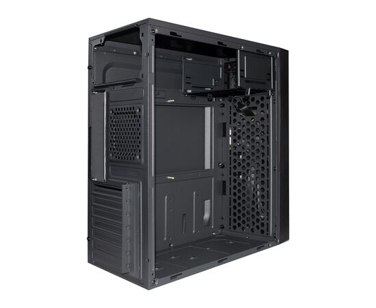 Корпус Exegate AA-440-AA350 EX290176RUS Miditower ATX, AA350 8 см, 2*USB, аудио, черный 