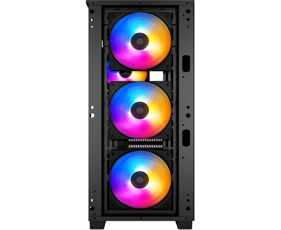  Корпус Deepcool Matrexx 50 MESH 4FS без БП, боковое окно (закаленное стекло), 3xColor LED 120мм спереди, 1xColor LED 120мм сзади 