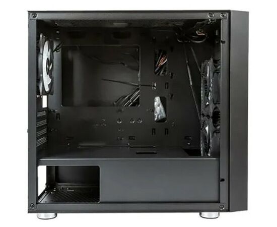  Корпус Eurocase M07 3ARGB черный (00-01003410) без БП mATX закаленное стекло USB 3.0 