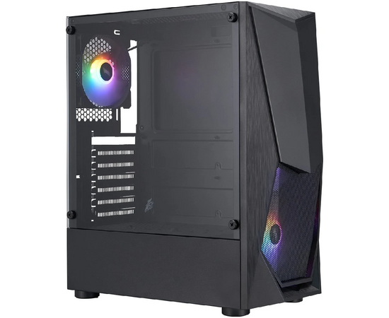  Корпус 1stPlayer  DK DK-3 Black (DK-3-BK-4F1) ATX  4x120mm FRGB fans 