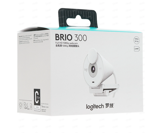  Web камера Logitech Webcam Brio 300 Full HD (960-001442) Off-white 
